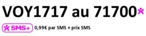Cartouche sms